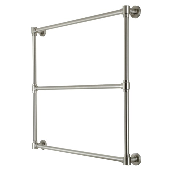 Kingston Brass 36" x 32" Wall Mount Towel Rack, Brushed Nickel DTM323638 - main